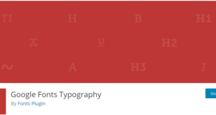plugin google font typography