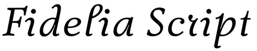 Jenis font cocok untuk desain undangan pernikahan - Fidelia Script