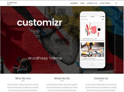 customizr wordpress theme-min
