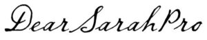 Jenis font cocok untuk desain undangan pernikahan - Dear Sarah Pro