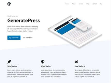 GeneratePress wordpress theme
