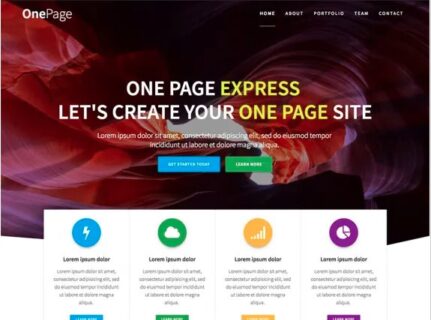 One Page Express wordpress theme-min
